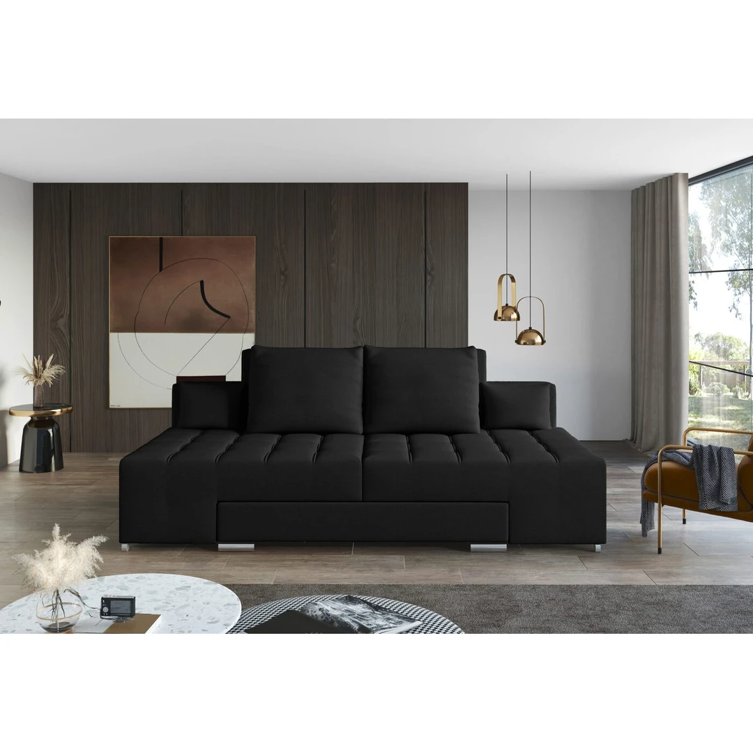 Ergonomiška sofą-lova su miegamąja dalimi