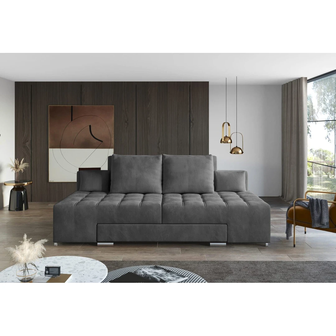 Ergonomiška sofą-lova su miegamąja dalimi