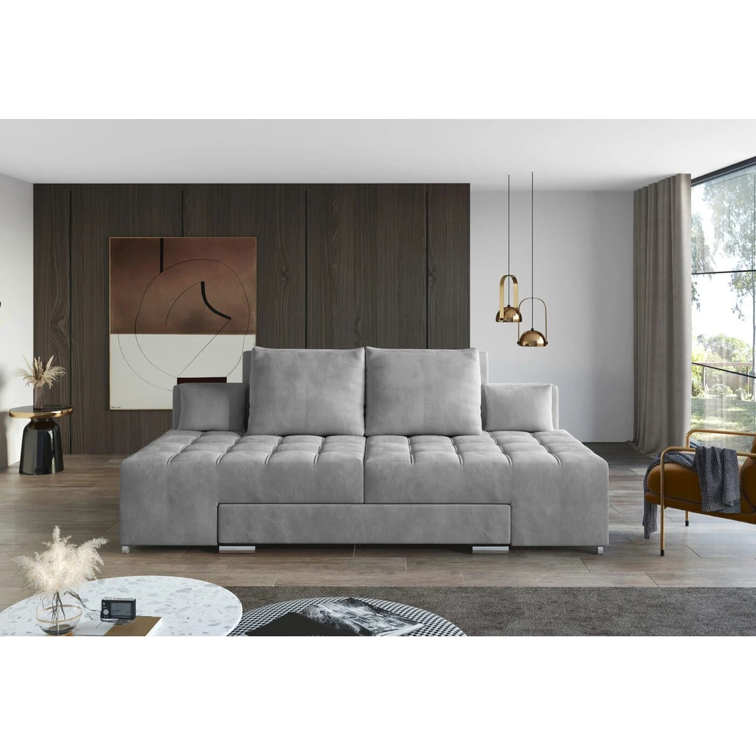 Ergonomiška sofą-lova su miegamąja dalimi