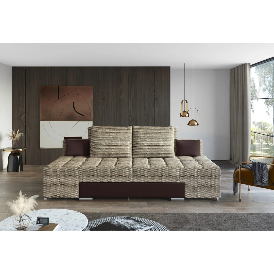 Ergonomiška sofos lova svetainei ir jaunuolio kambariui