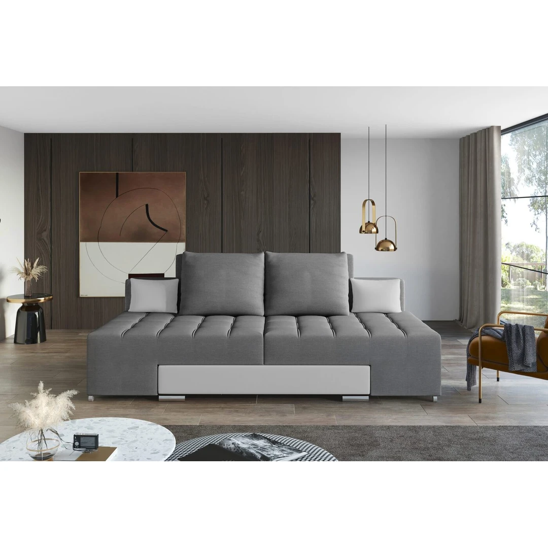 Ergonomiška sofą-lova su miegamąja dalimi