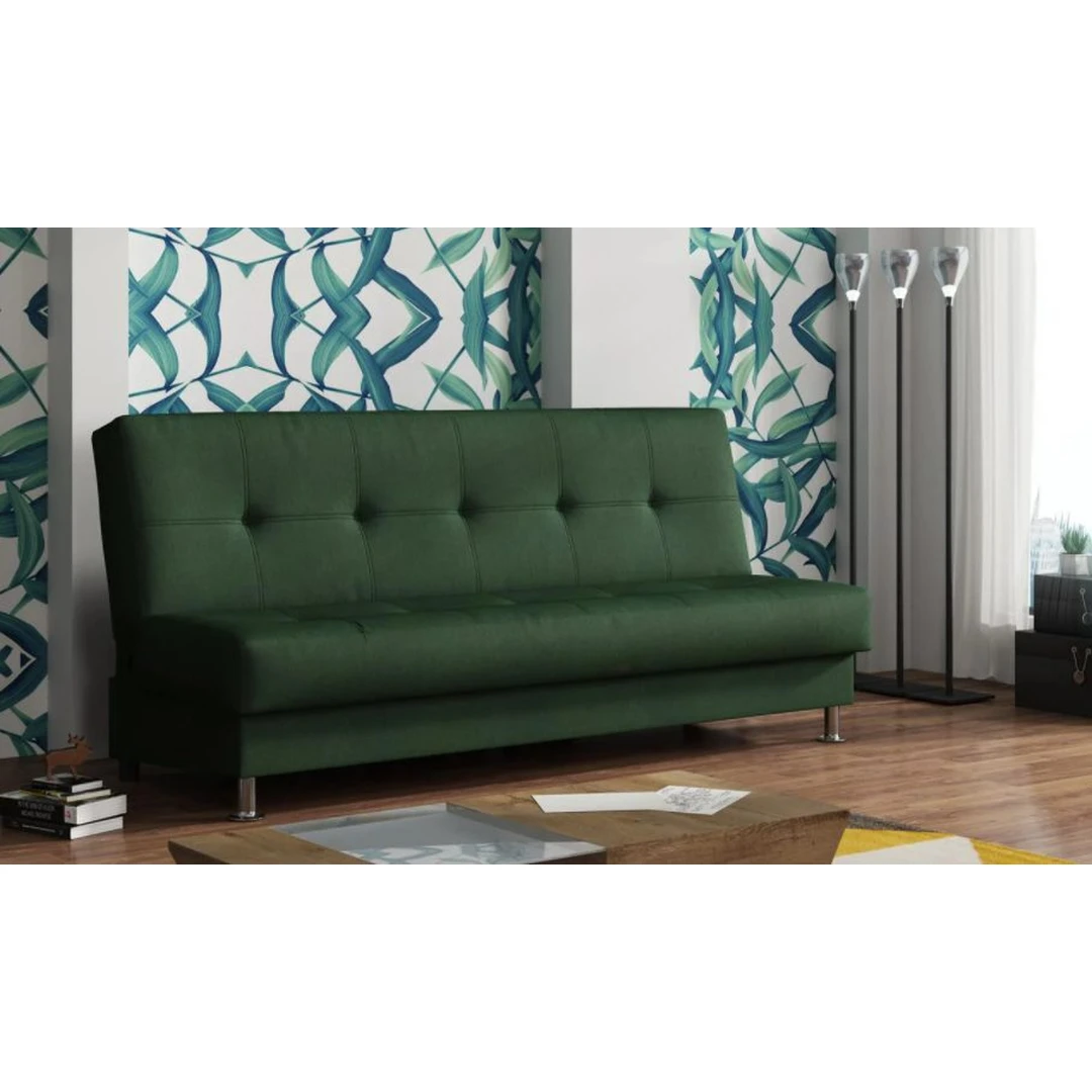 Įvairių spalvų sofos lovos su miegama funkcija