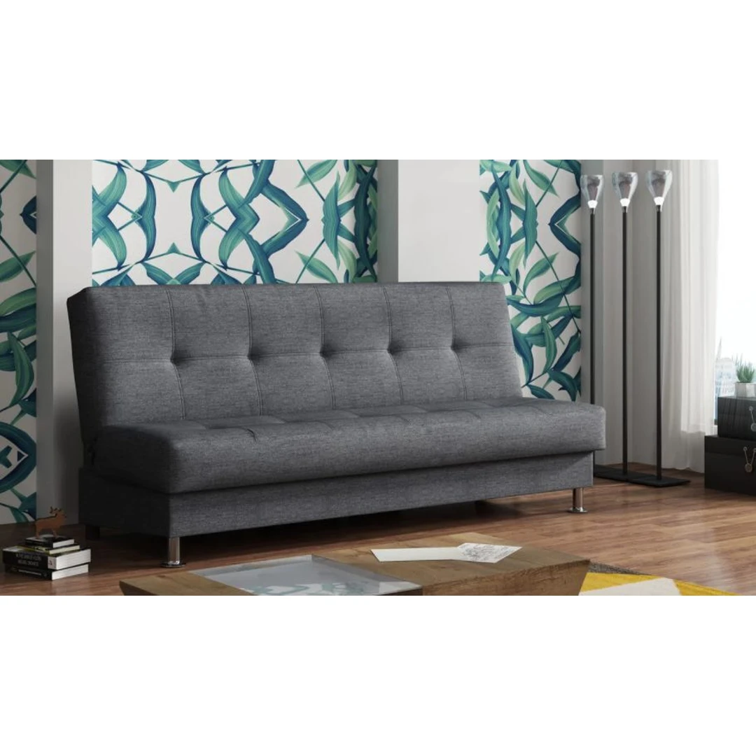 Įvairių spalvų sofos lovos su miegama funkcija