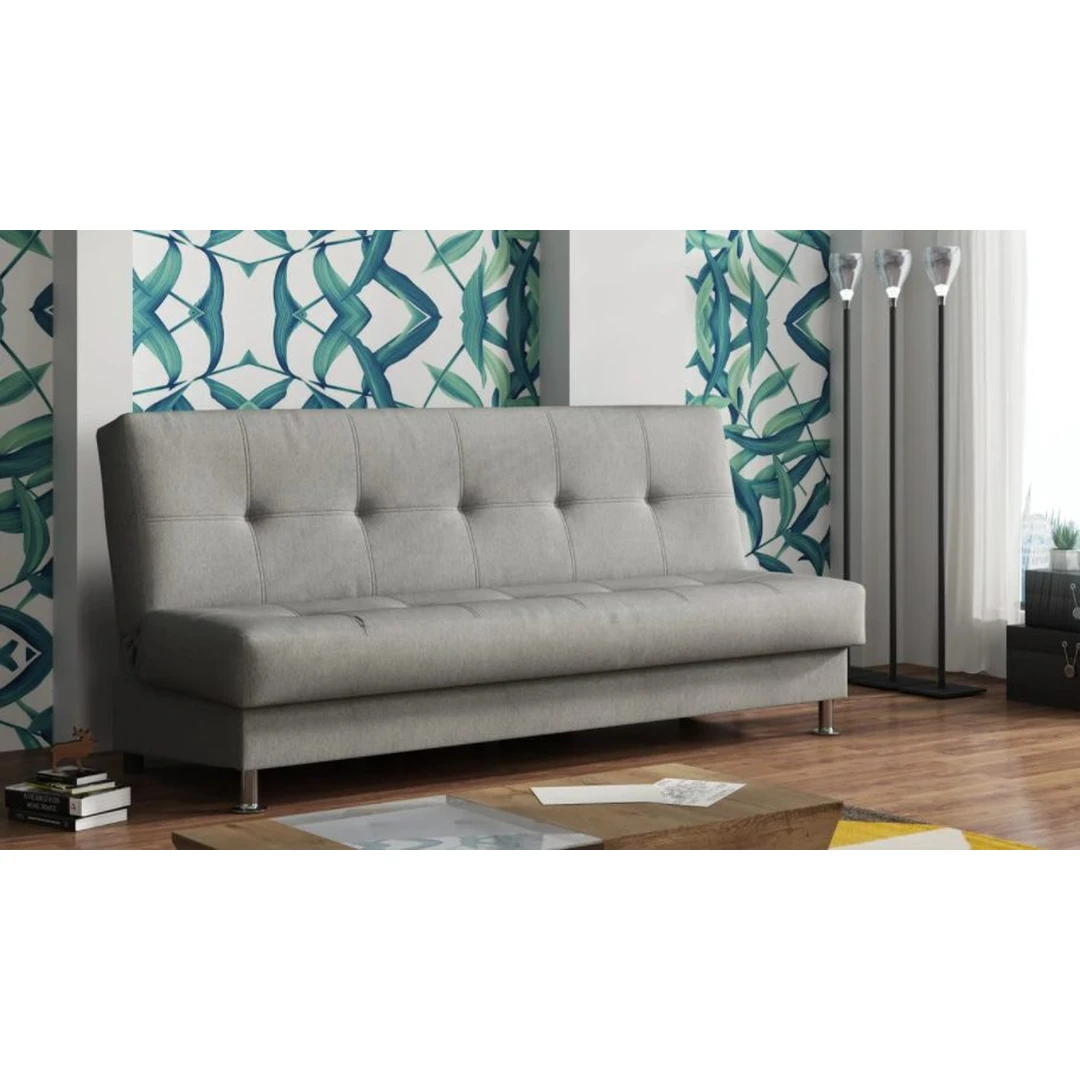 Įvairių spalvų sofos lovos su miegama funkcija