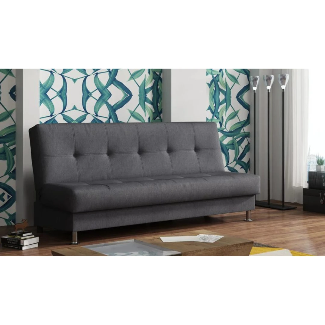 Įvairių spalvų sofos lovos su miegama funkcija