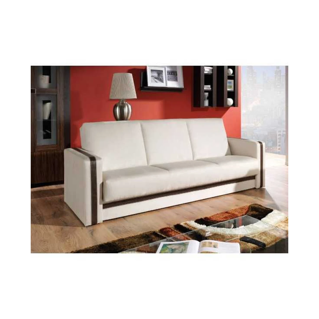 Ergonomiškas sofos lova su miego funkcija ir patalynės konteineriu