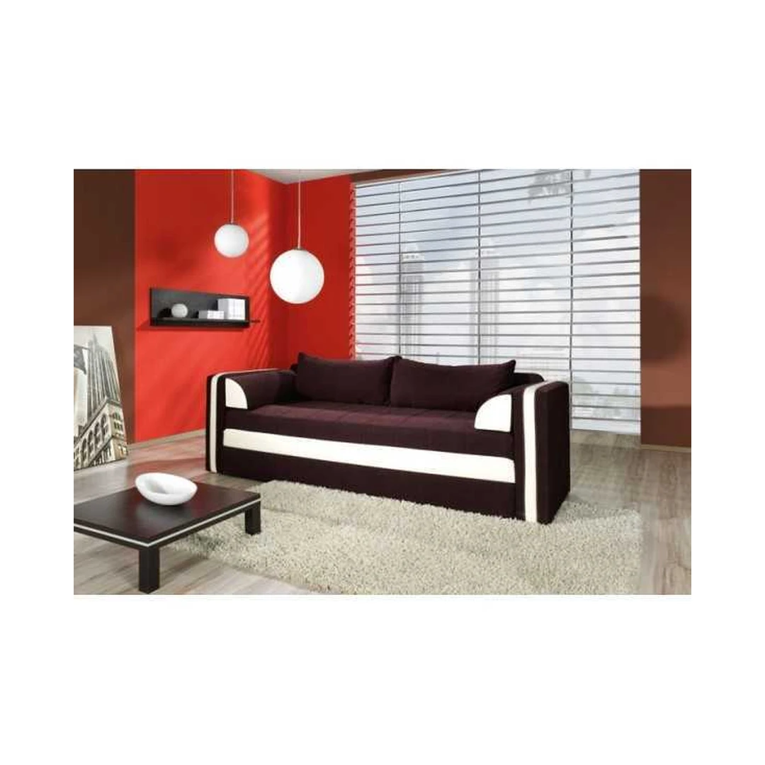 Ergonominė dviaukštė lova su miego funkcija ir patalynės konteineriu