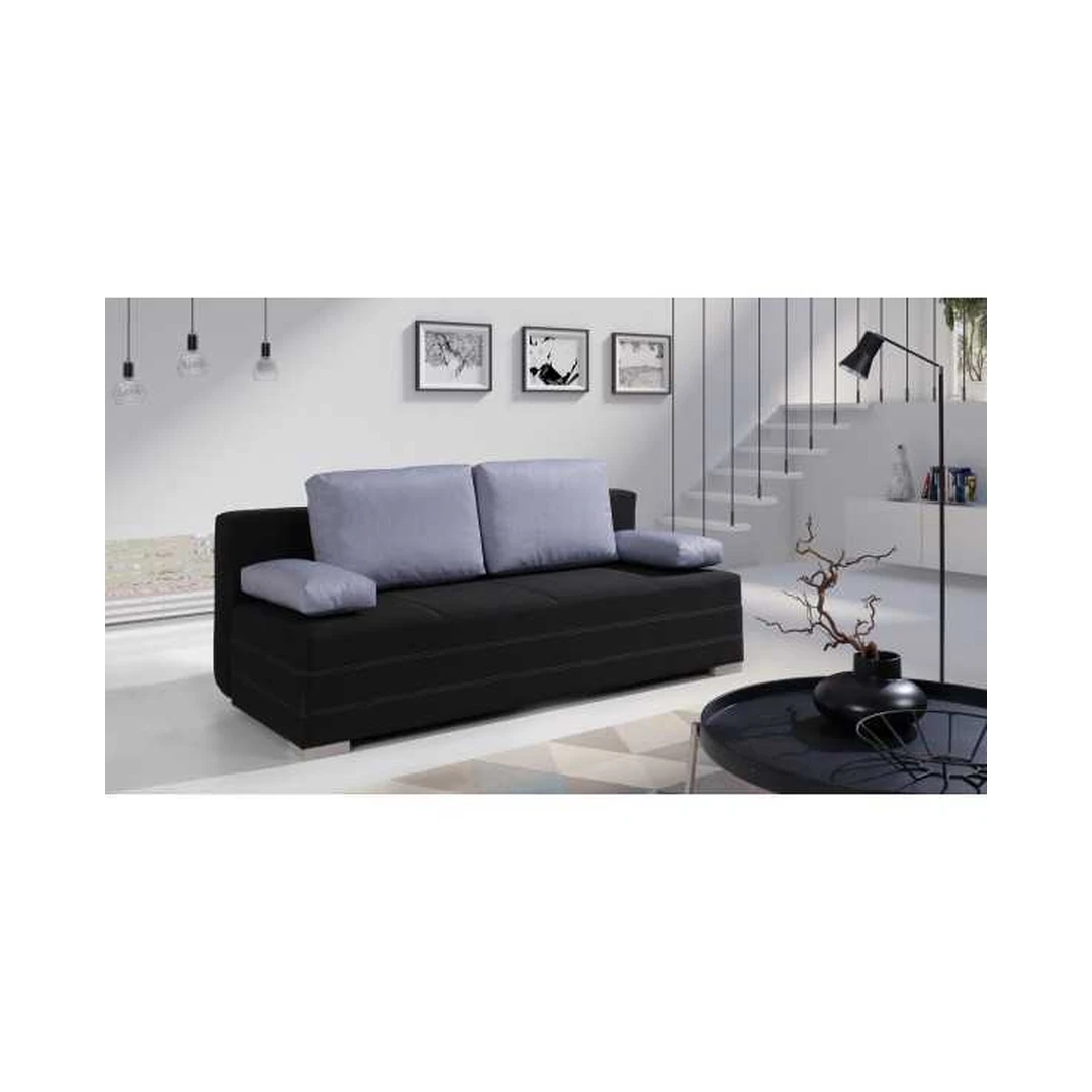 Ergonominė dviaukštė lova su miego funkcija ir patalynės konteineriu