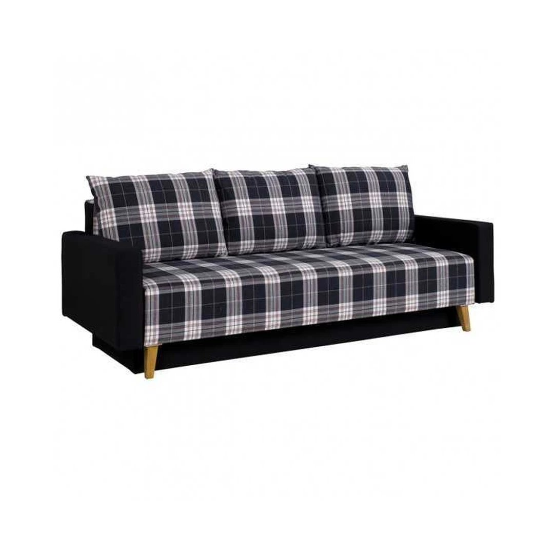 Ergonominė dviaukštė lova su miego funkcija ir patalynės konteineriu