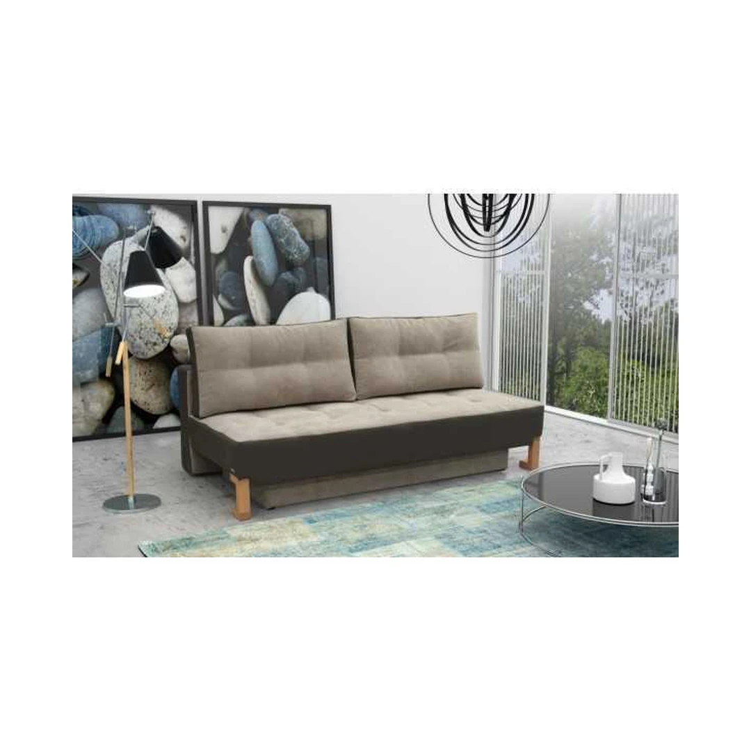 Ergonomiška sofa-lova MM 25 su miegojimo funkcija ir patalynės dėže