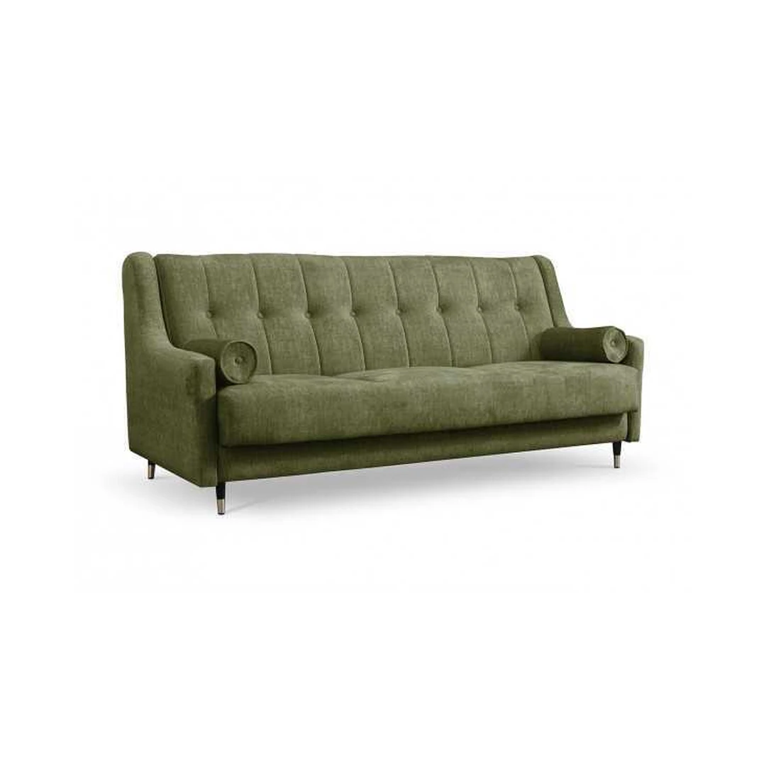 Ergonomiškas sofos komplektas su miego funkcija ir patalynės konteineriu