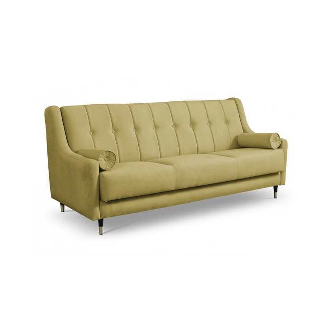 Ergonominė sofos lova su miego funkcija ir konteineriu