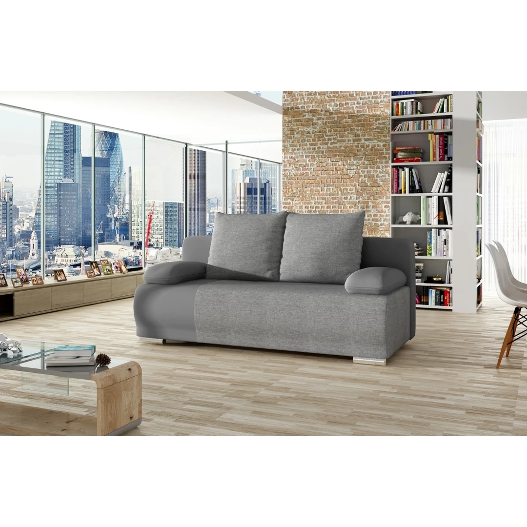 Įvairių spalvų sofos lovos su miegama funkcija