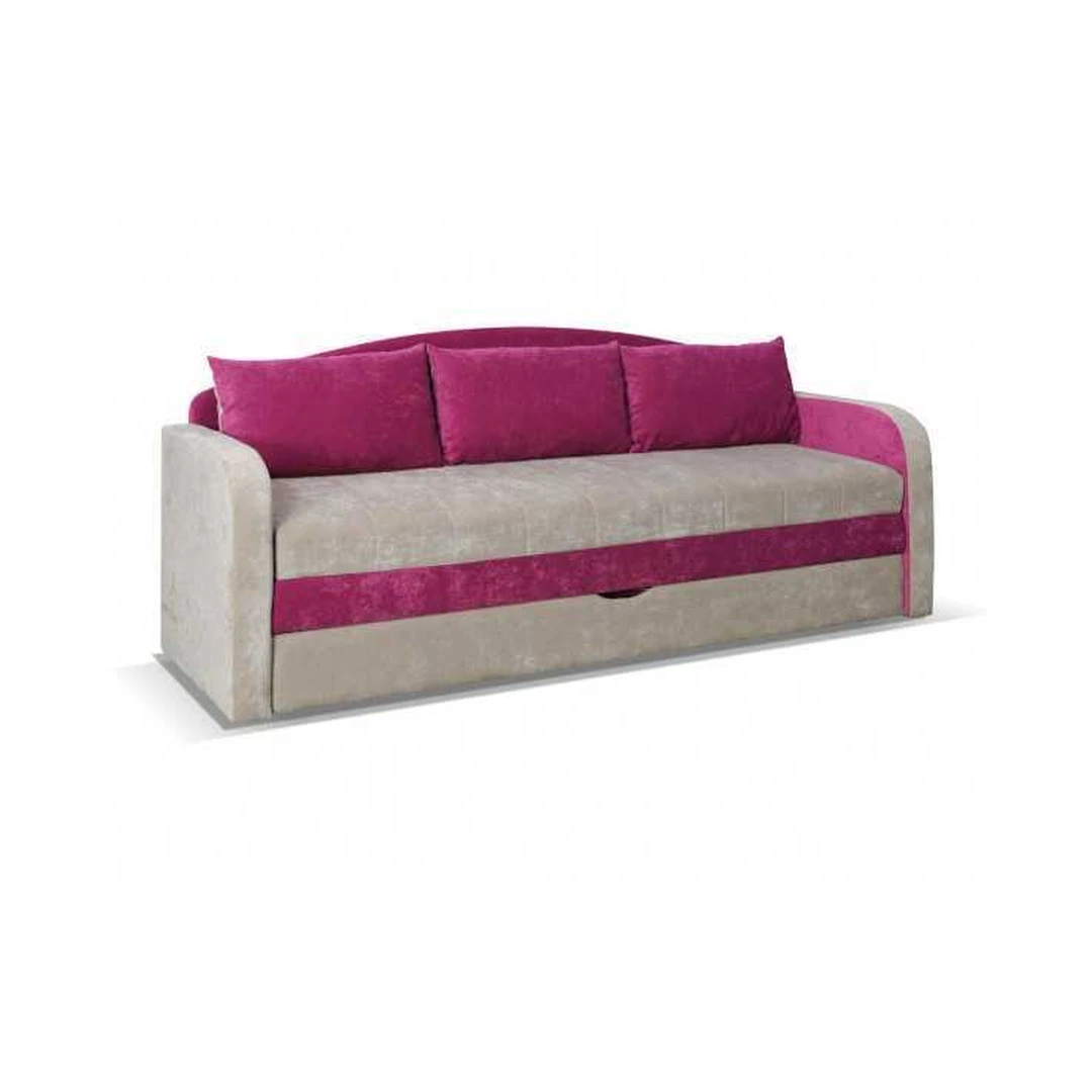 Ergonominė dviaukštė lova su miego funkcija ir patalynės konteineriu