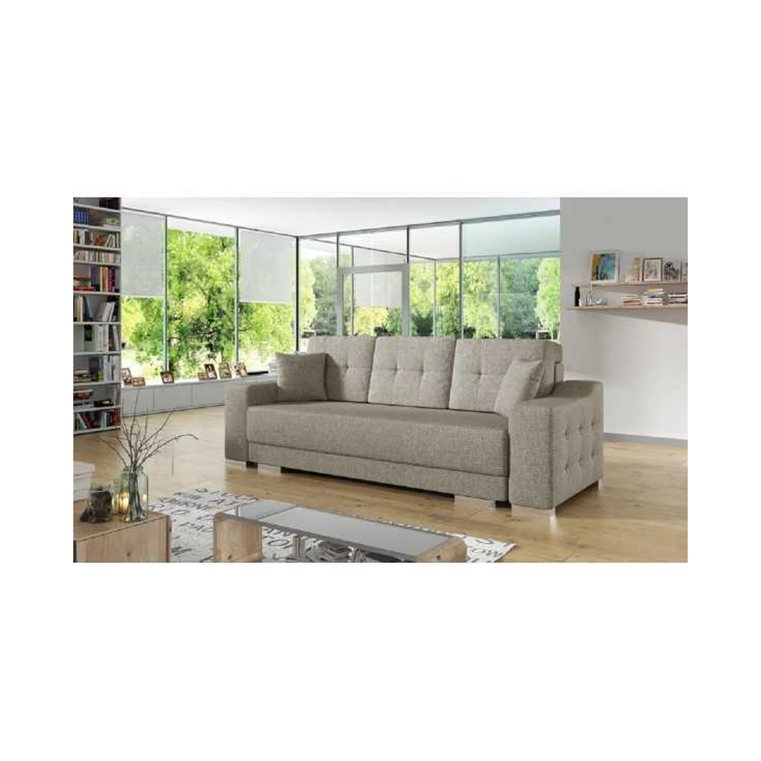 Ergonomiškas miegamasis su miego funkcija ir mediniu rėmu