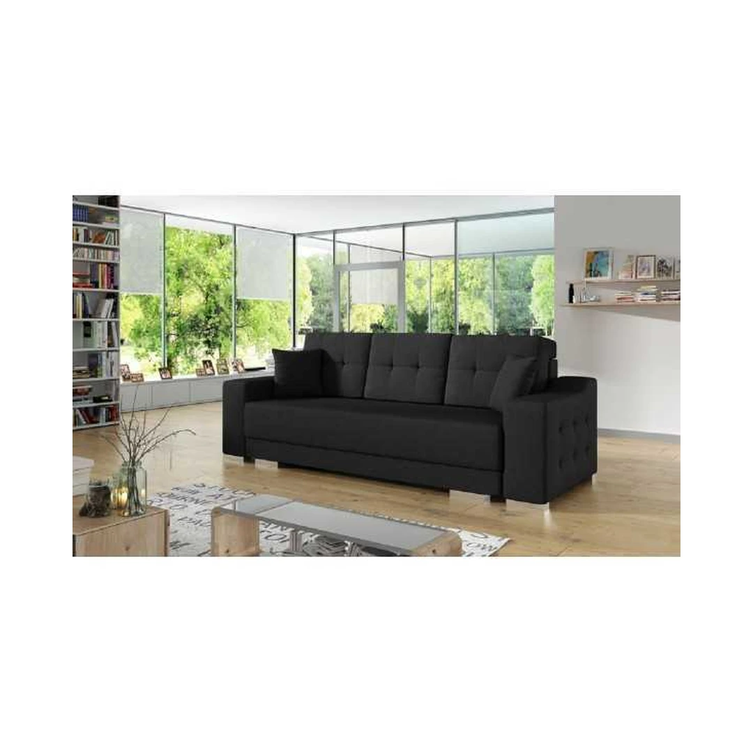 Ergonomiškas miegamasis su miego funkcija ir patogiu konteineriu