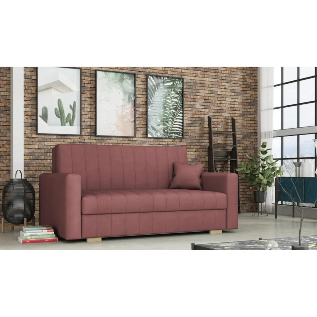 Įvairių spalvų sofos lovos su miegama funkcija