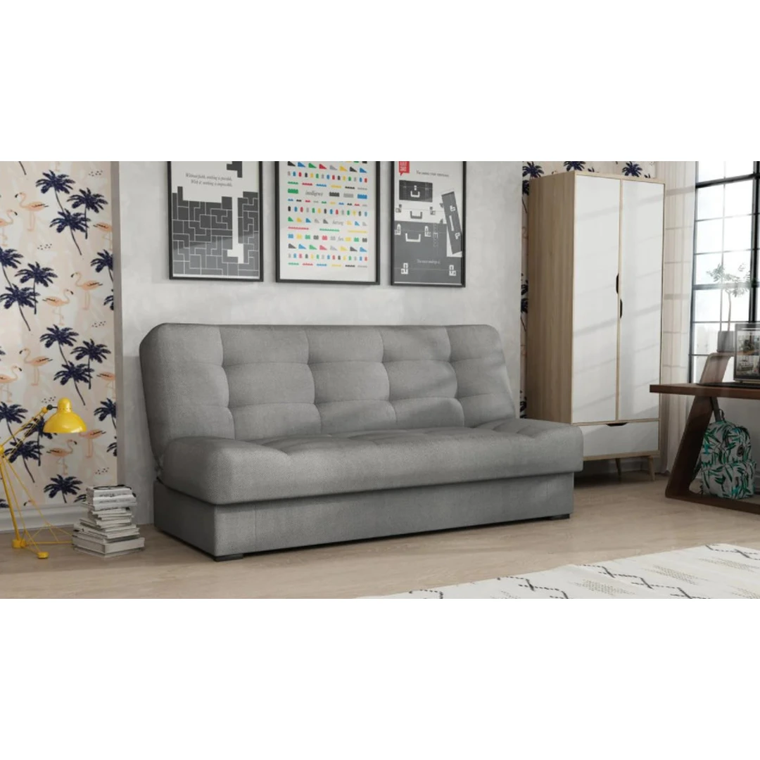 Kompaktiškos sofos lengvai surenkamos be profesinių įgūdžių