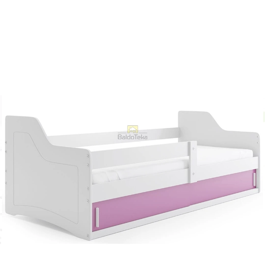 Ergonominis 160x80 cm vaikiškas lovos čiužinys su apsaugine tvorele