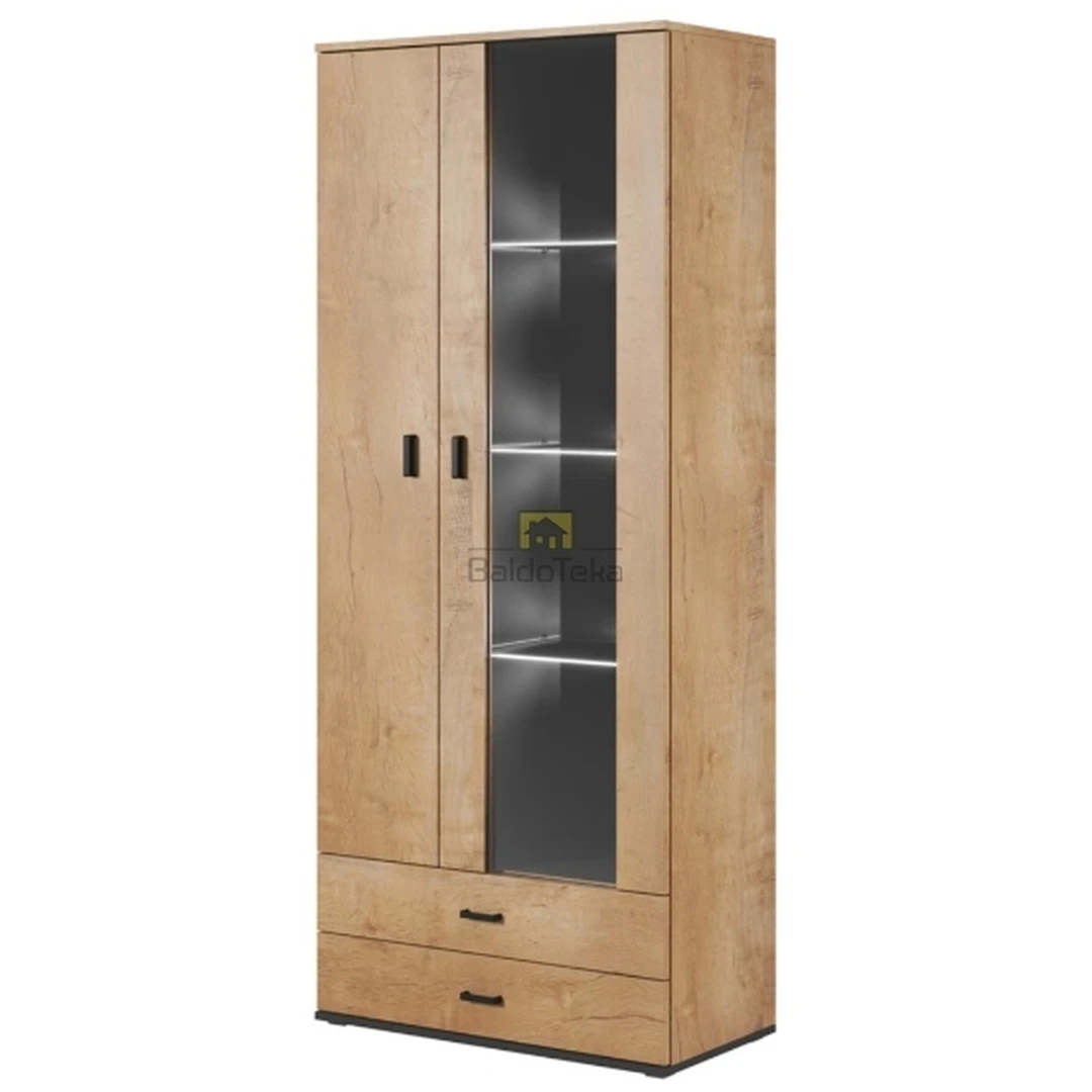 Modernus spintos modulis su apšvietimu