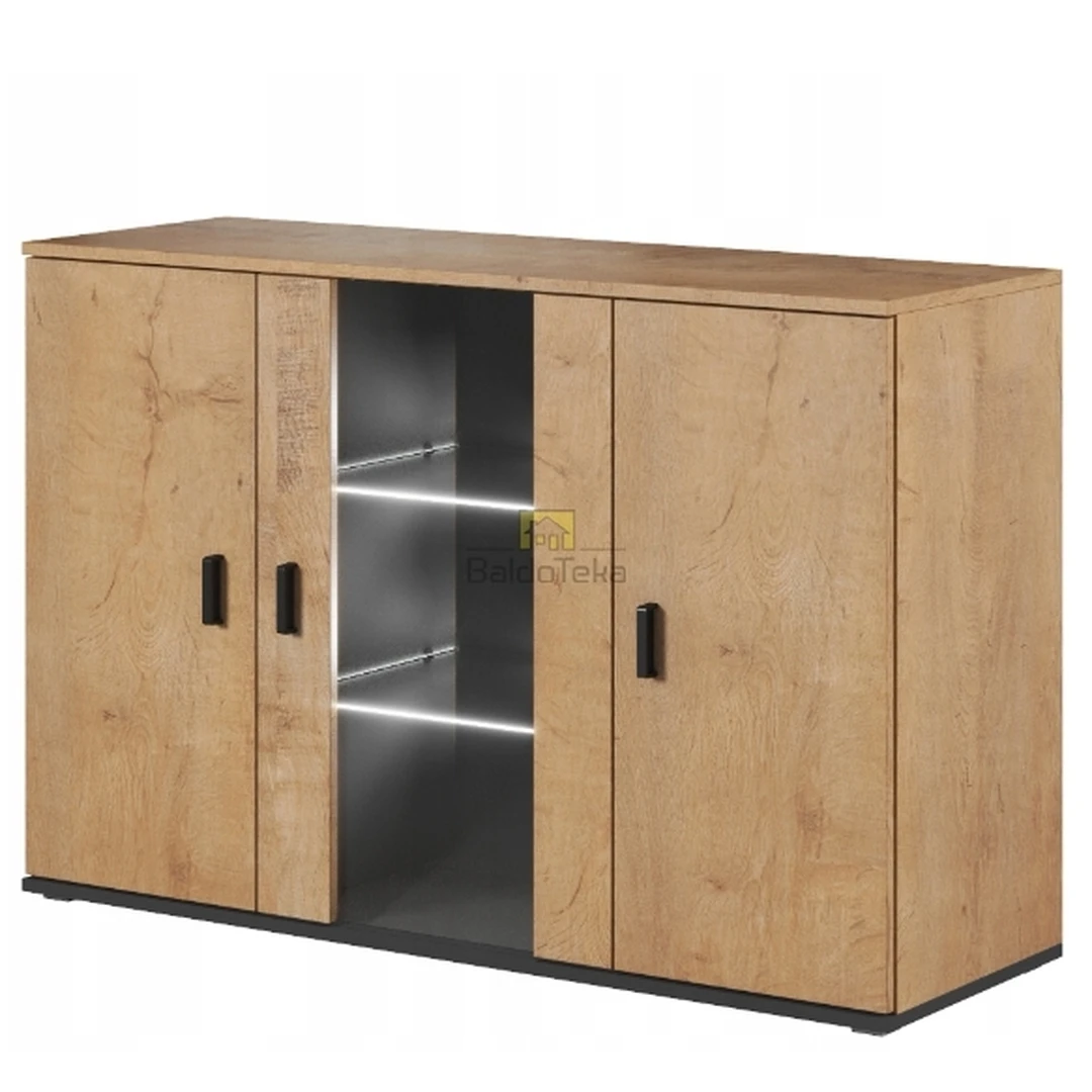 Šiuolaikiška spinta su LED apšvietimu