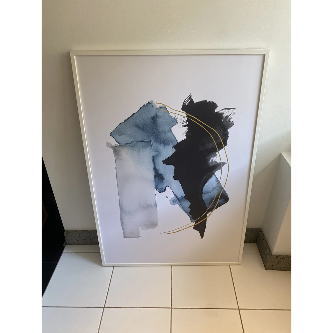 Spausdinti paveikslai su rėmu 102x72cm – puiki būklė