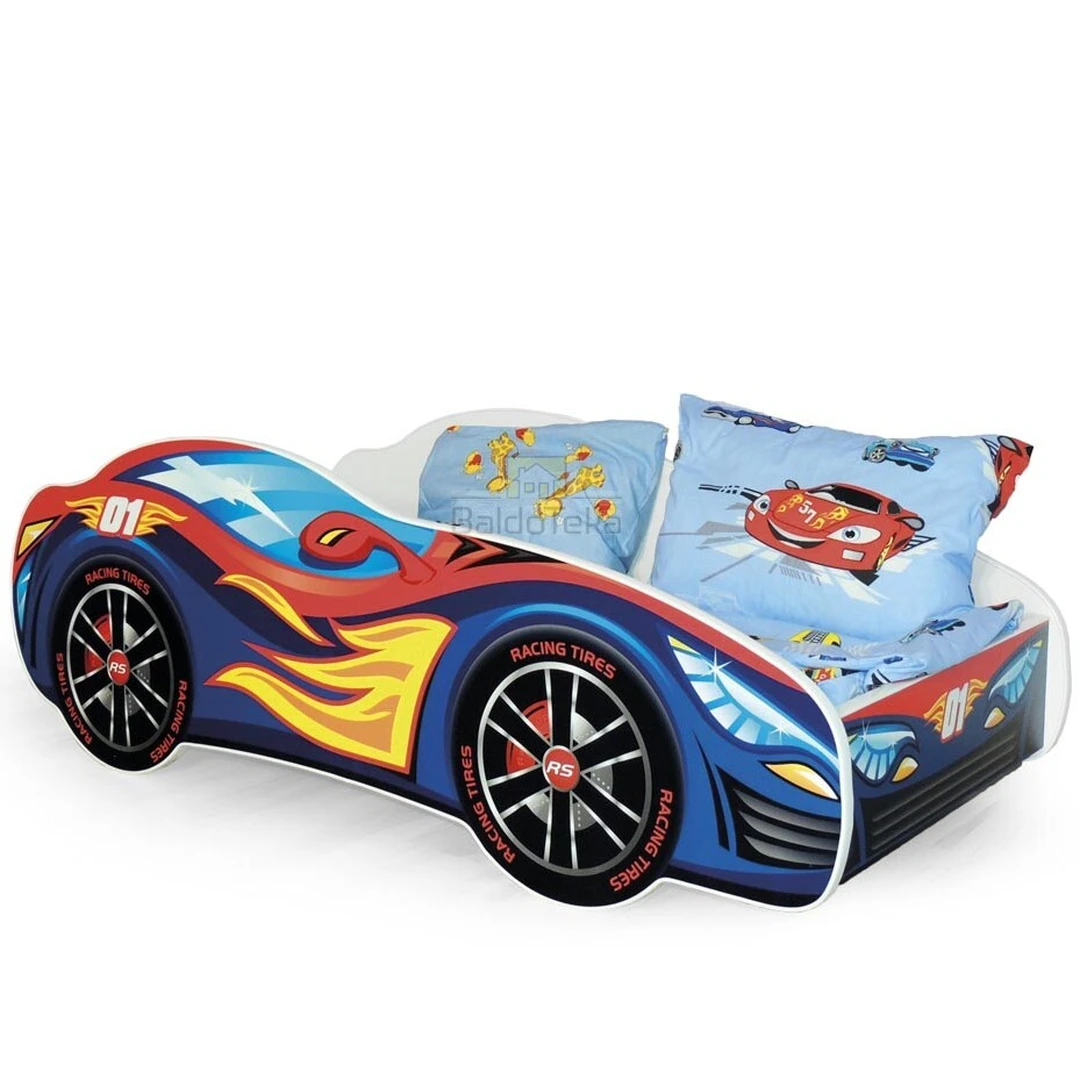 Ergonomiška lovos rėma su grotelėmis ir čiužiniu