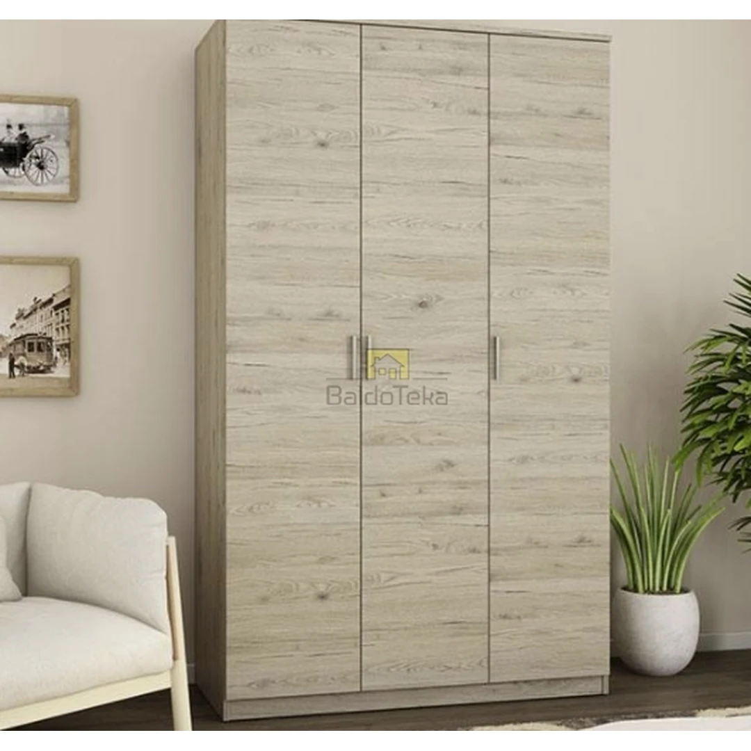 Ergonominė lova 120x200 cm, ąžuolo Bordeaux spalva