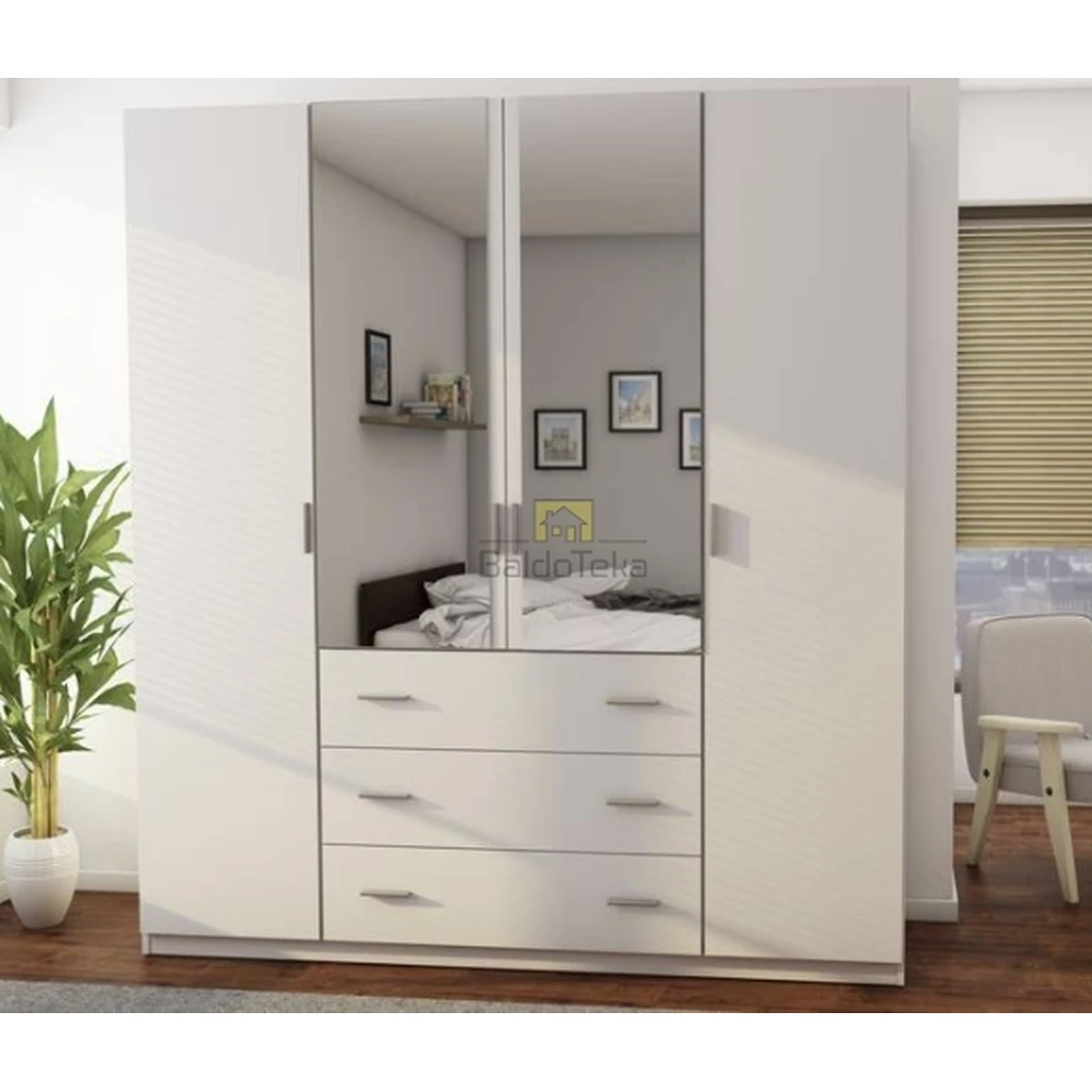 Ergonominė spintelė 200x220x57 cm, 18 mm LMDP, spalva pagal pasirinkimą