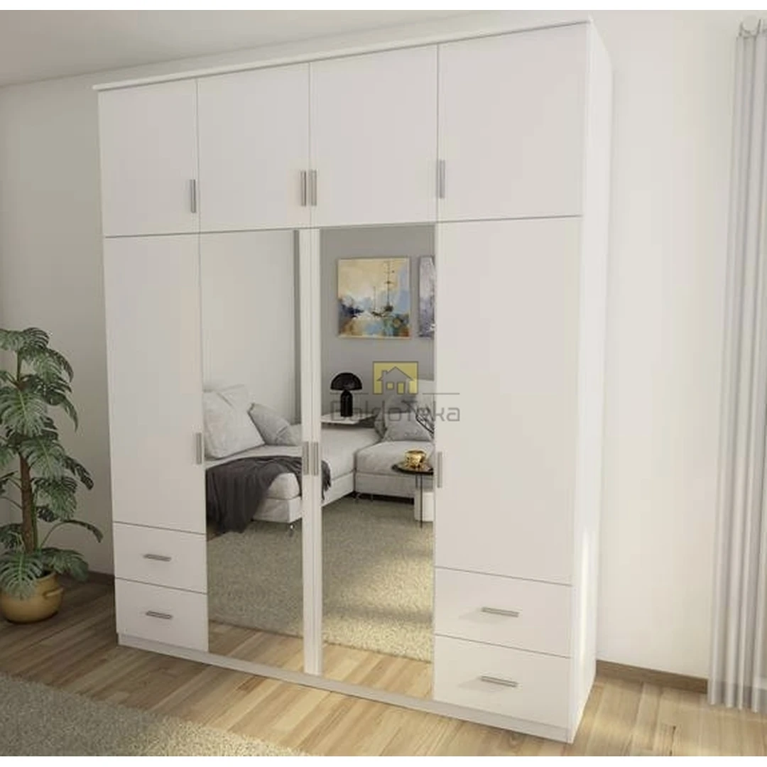 Ergonominė spintelė 200x242x60 cm, 18 mm LMDP