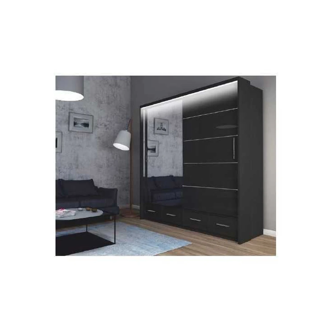 Moderni spinta AS 026-200 su stumdomomis durimis ir LED apšvietimu