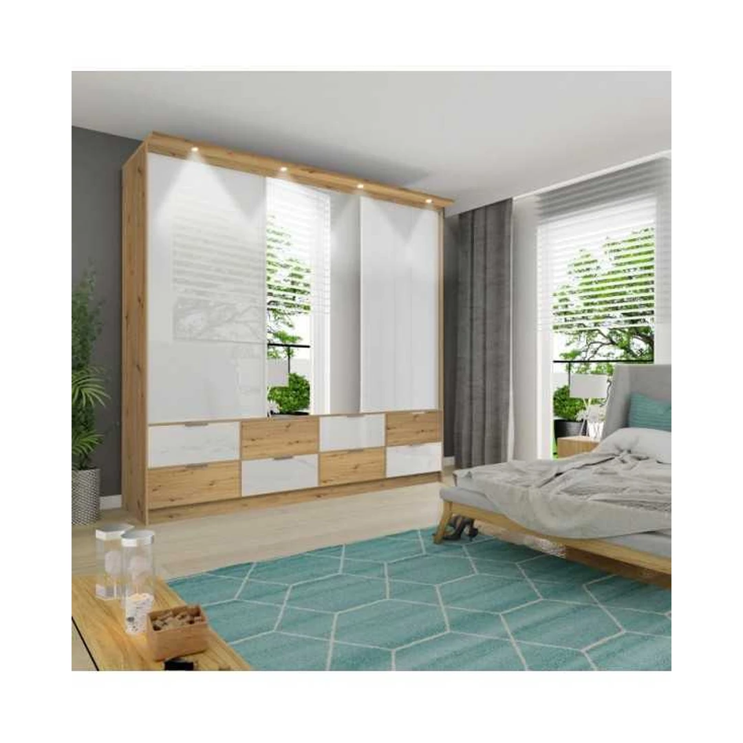 Moderni spinta AS 028-200 su stumdomomis durimis ir LED apšvietimu