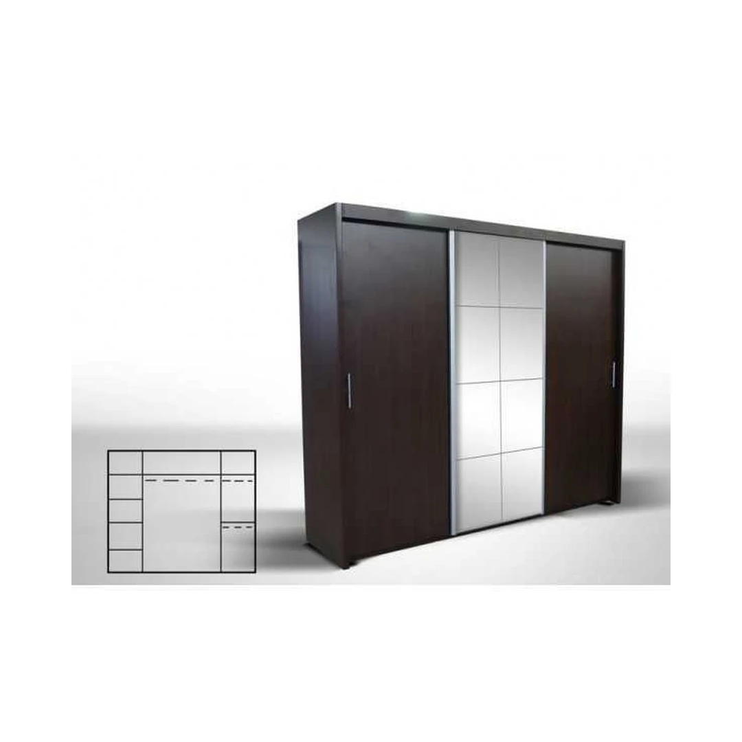 Didelė spinta AS 034-250 su stumdomomis durimis, 250 cm pločio