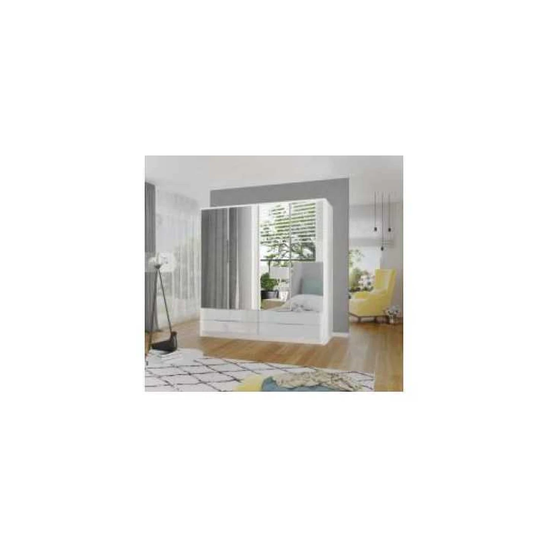 Moderni spinta AS 040-200 su veidrodžiais ir LED apšvietimu