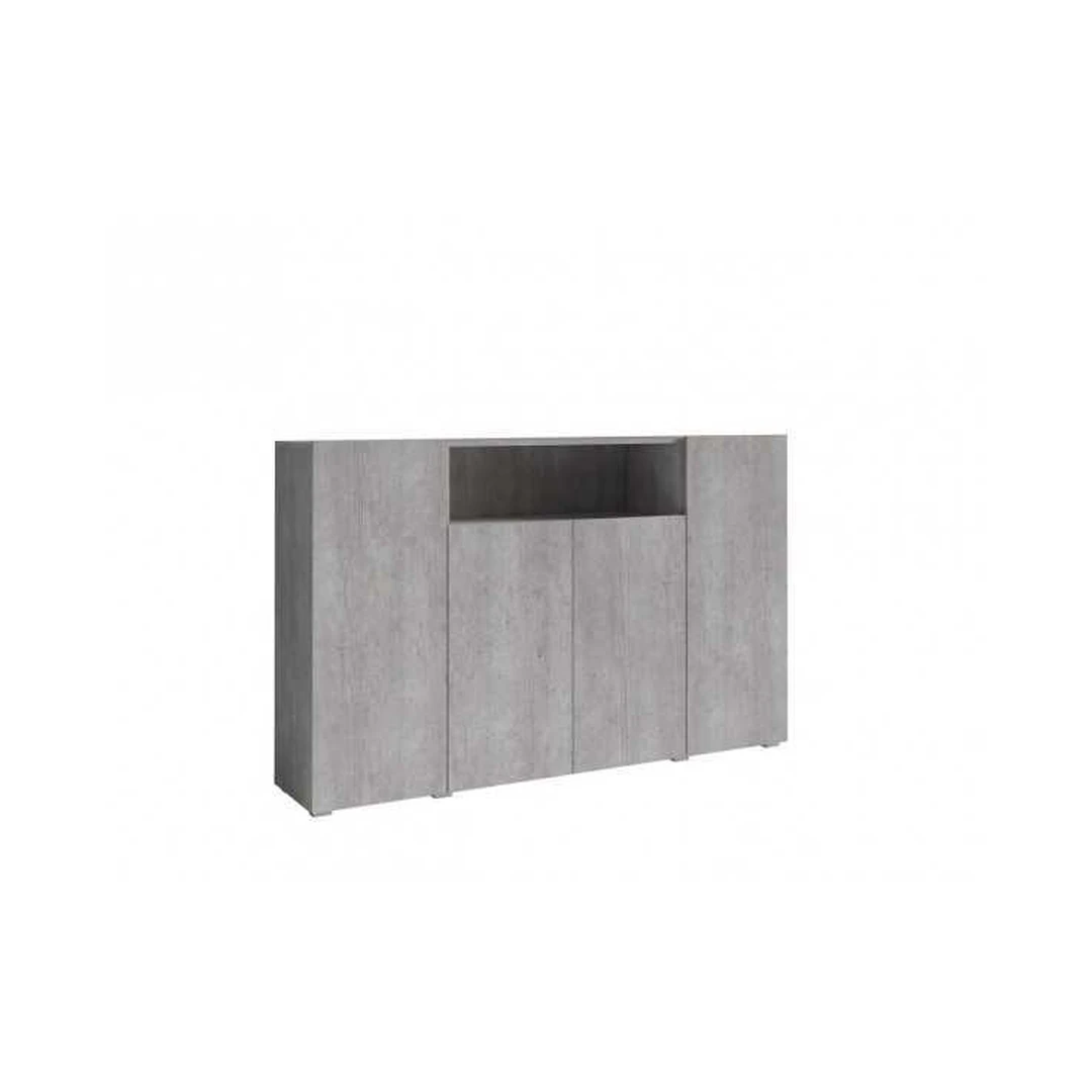 Komodos 182 cm pločio su 4 durimis ir LED apšvietimu