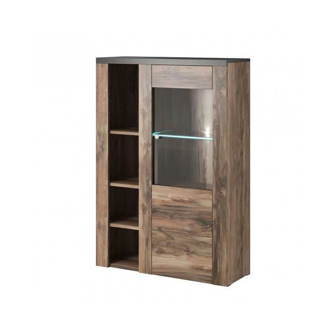 Erdvus spintas su LED apšvietimu