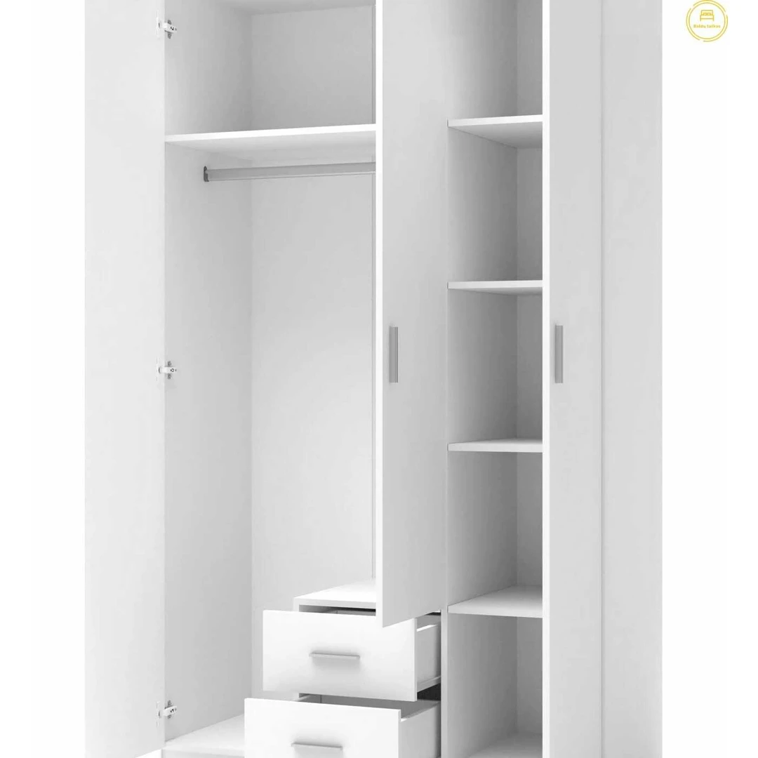 Modernios vidurinės durys su papildomu veidrodžiu