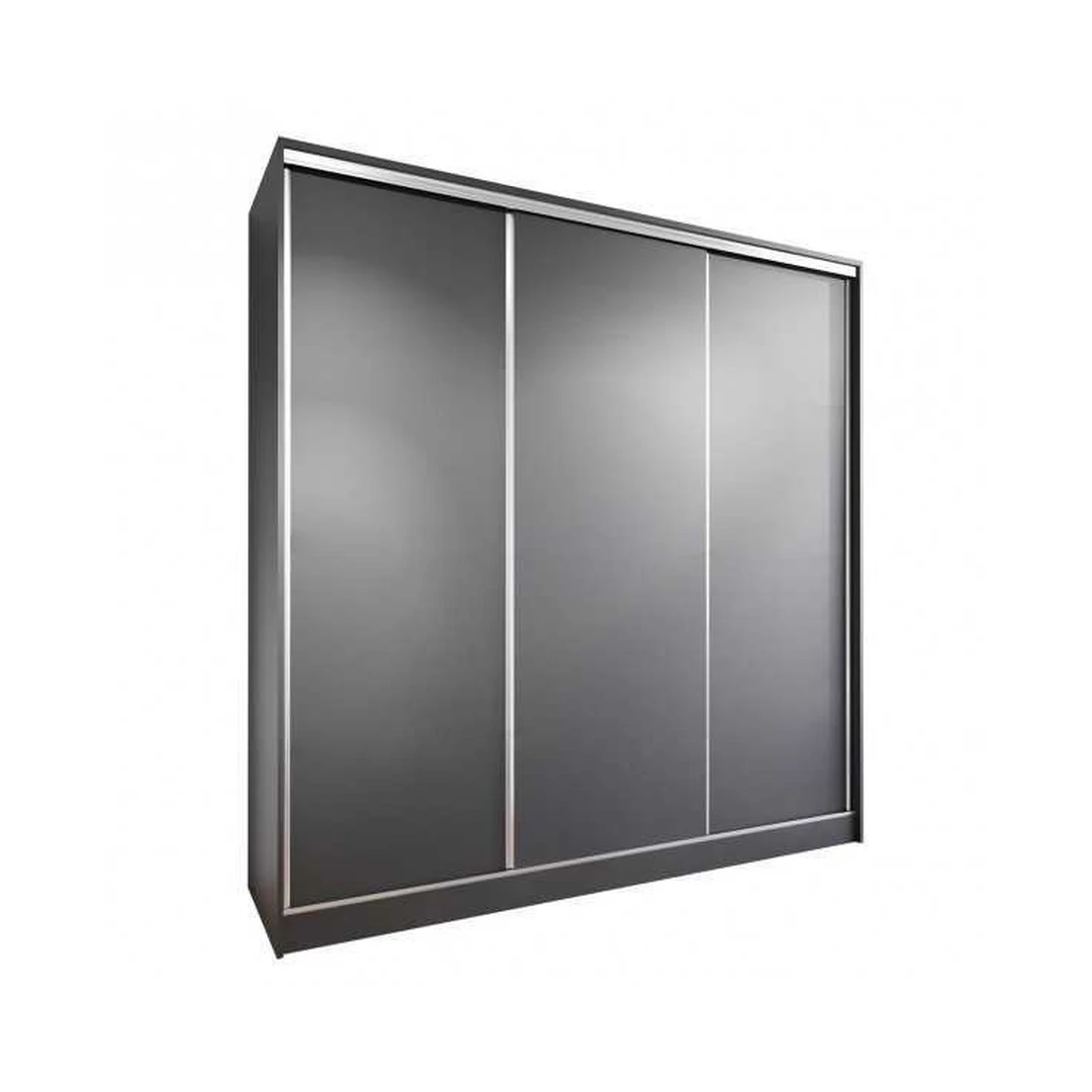 Ergonomiškas juodas spintos komplektas su moderniu dizainu