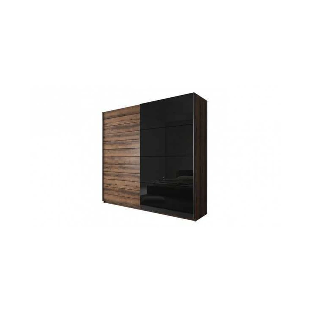 Erdvus spintas su stumdomomis durimis ir veidrodžiu