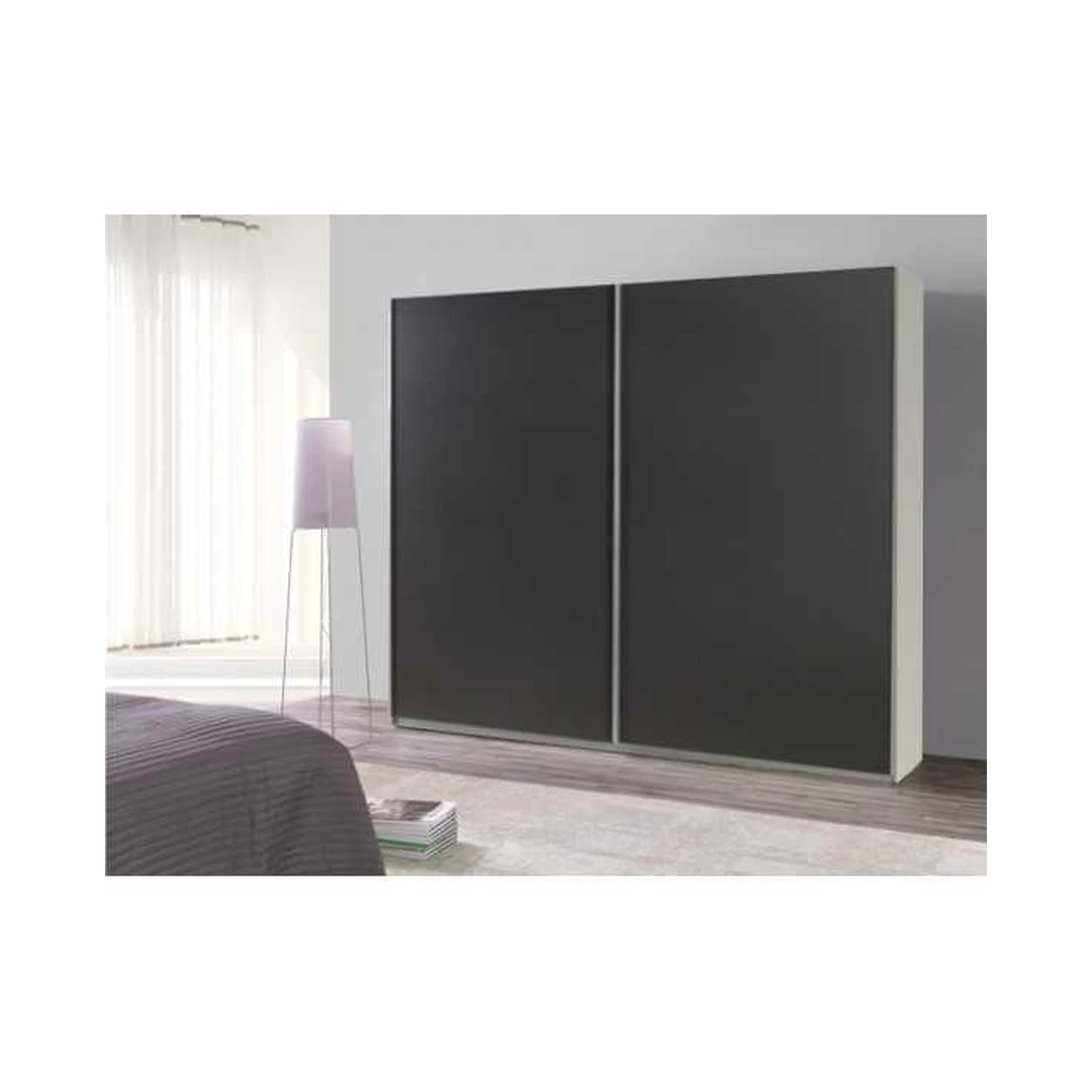 Moderni stumdomų durų spinta su LED apšvietimu