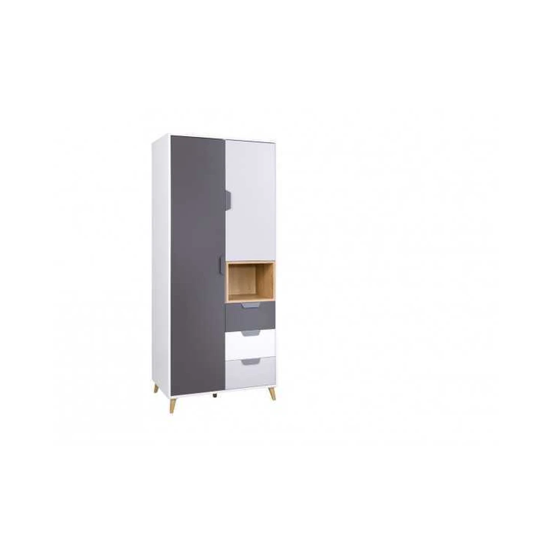 Moderni spinta su 2 durimis ir 3 stalčiais