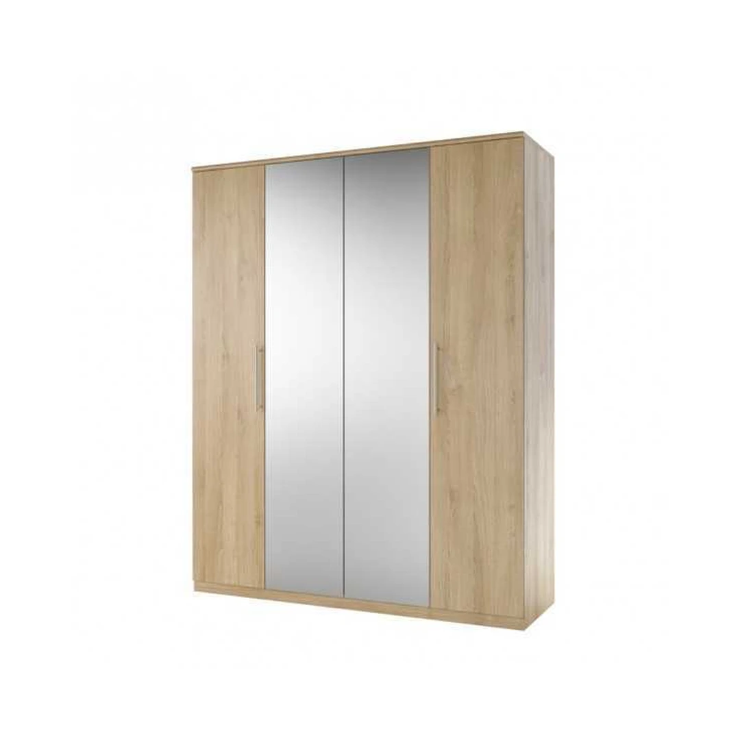 Erdvus 161 cm pločio spintos Camargue ąžuolo spalvoje