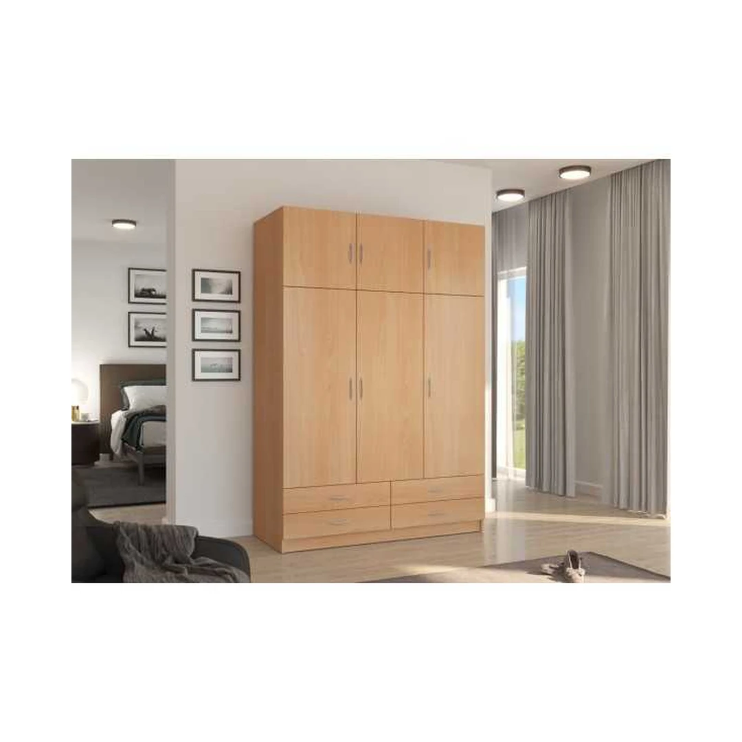 Erdvus spintos modelis su pasukamomis durimis ir stalčiais