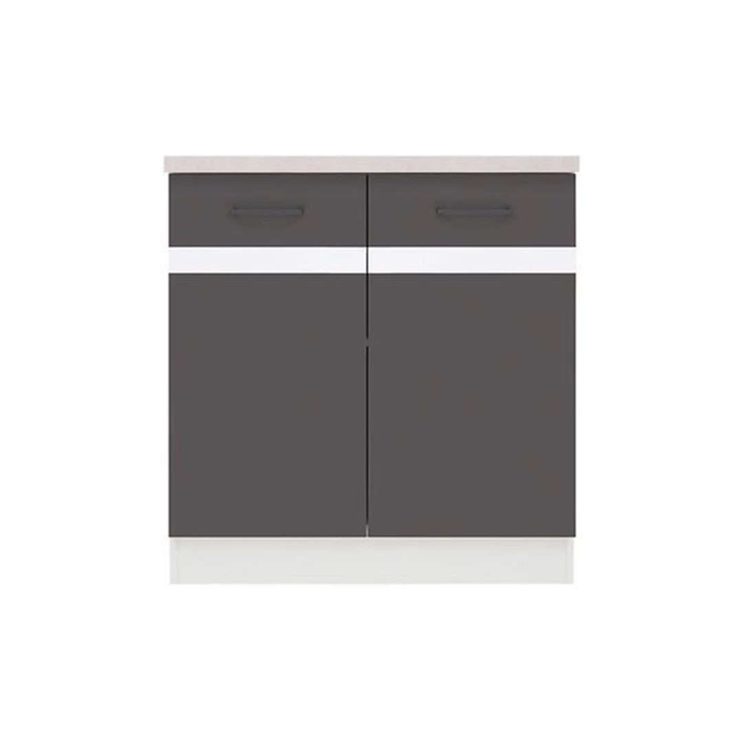 Junona LD2D/80/82ine – moderni virtuvės spintelė 4 spalvomis