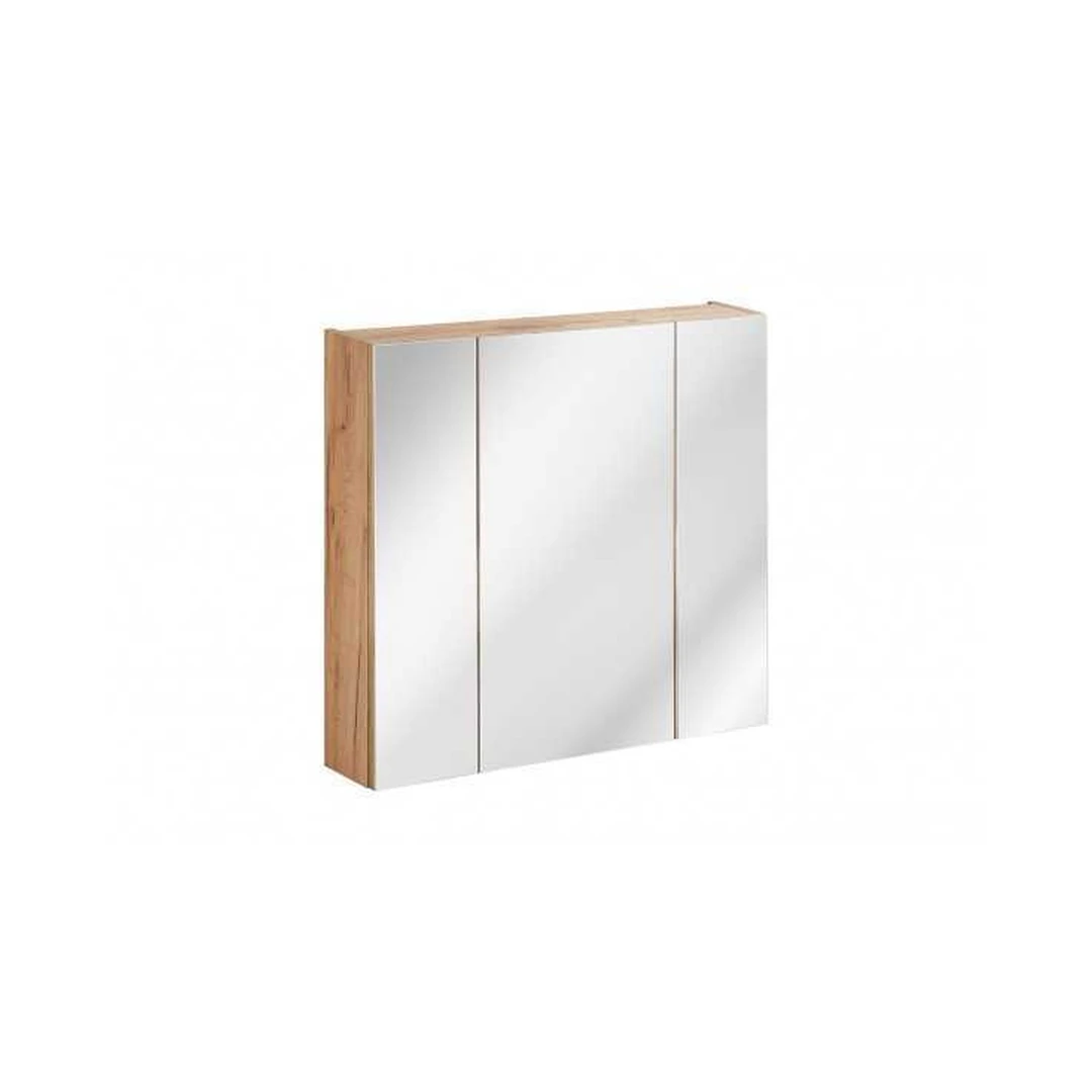 Moderni pakabinama spintelė auksinio ąžuolo spalvos