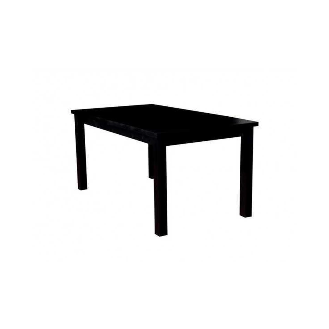 Prašmatnus prailginamas stalas su medinėmis kojomis