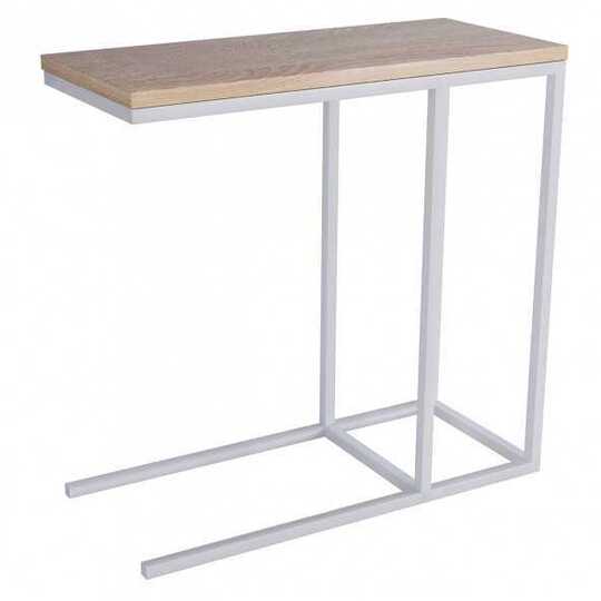Stalas ASTI ąžuolas sonoma / baltas - Šoniniai staliukai