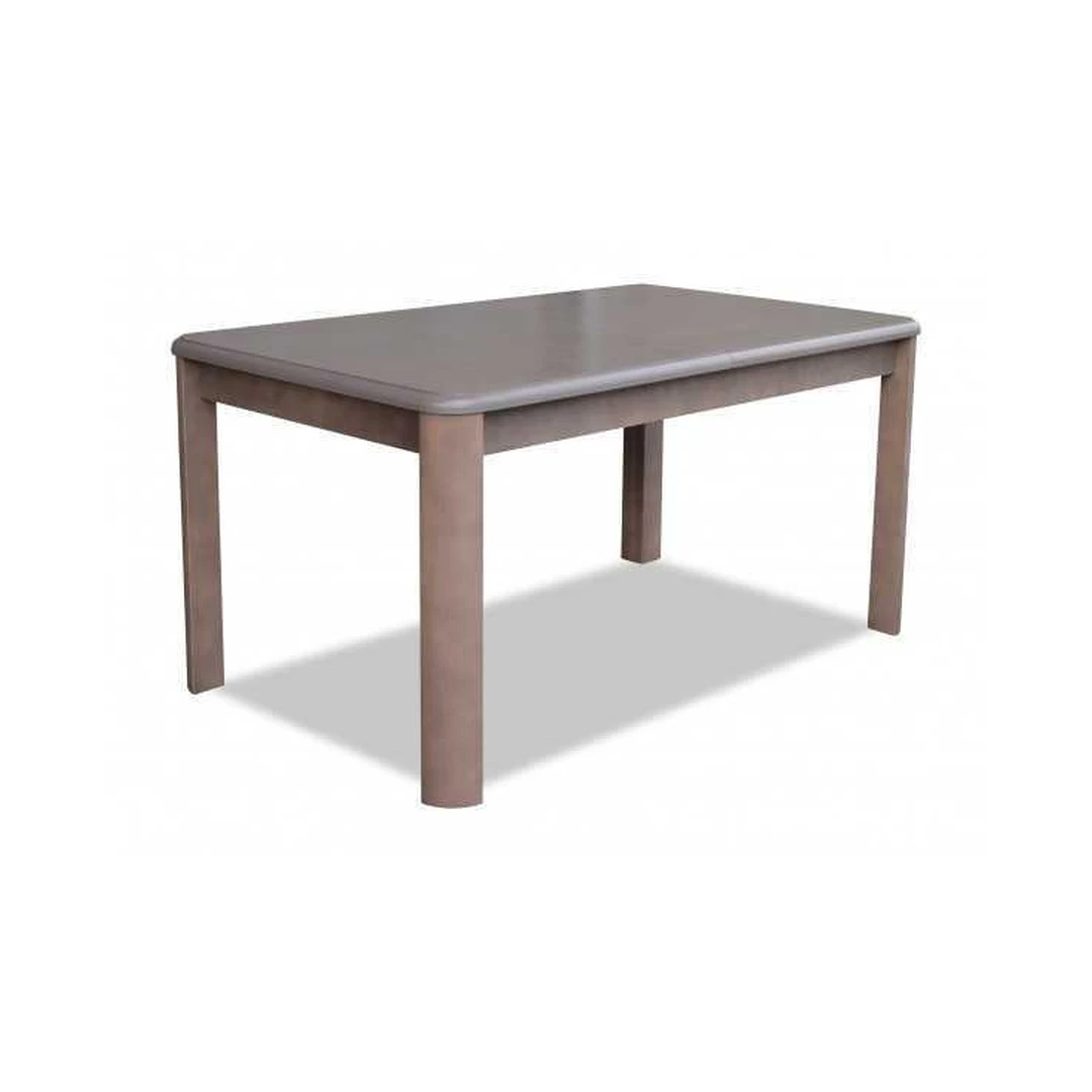 Natūralios medienos stolas S1 su užapvalintu stalviršiu