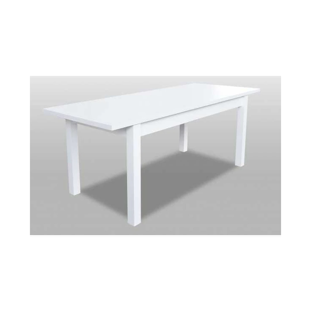 Prašmatnus prailginamas stalas S 18-L su natūralios medienos kojomis