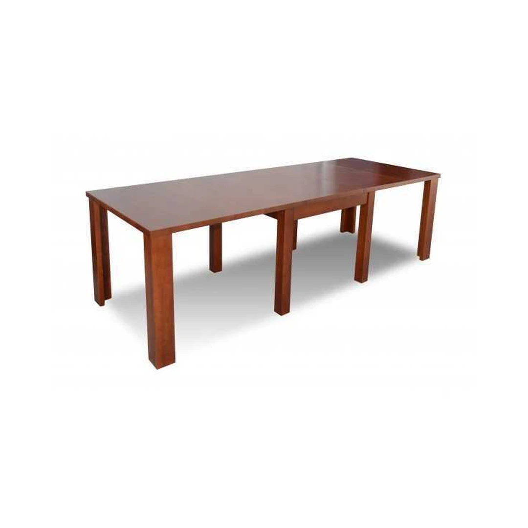 Natūralios medienos stalas S 24 su prailginamu stalviršiu